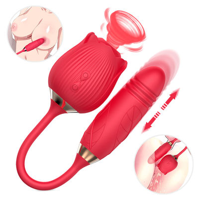 Sugando a estimulação Clitoral do bocal de Honey Sex Toys IPX7 do vibrador para o adulto