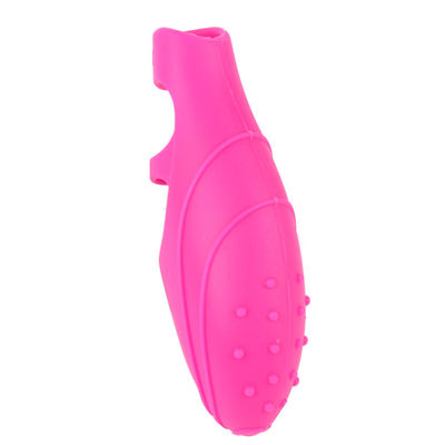 Bala impermeável da luva 9cm do dedo do ponto de G do silicone que vibra