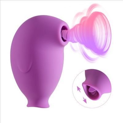 Sexo elétrico Toy Sucking Vibrator For Women da língua do modo da vibração de ROHS 10
