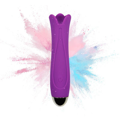 O sexo falsificado impermeável do vibrador da língua de 7 velocidades brinca o silicone da categoria médica