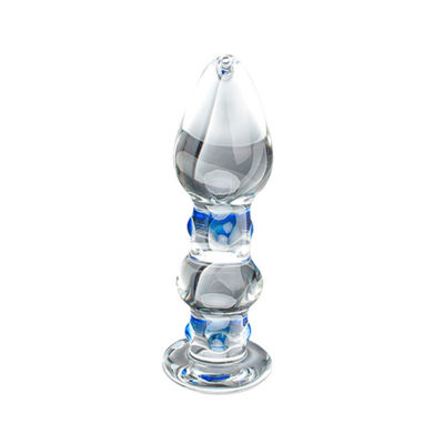 O sexo de vidro de controle remoto da tomada da extremidade IP68 brinca o pênis de cristal transparente