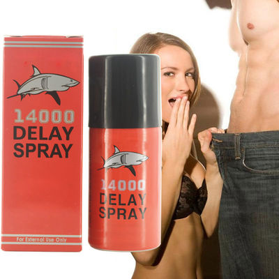 Muitos tempos ervais mortais 40ml do pênis da velocidade excessiva do pulverizador do atraso de 140000 sexos do tubarão