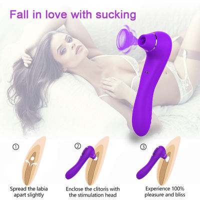 Vibradores adultos laváveis do sexo que passam rapidamente velocidades do brinquedo 10 da língua 190mm