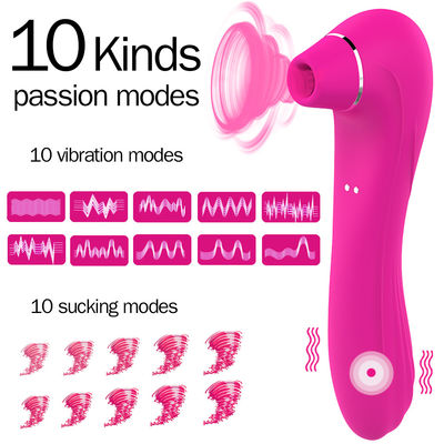 Vibradores adultos laváveis do sexo que passam rapidamente velocidades do brinquedo 10 da língua 190mm