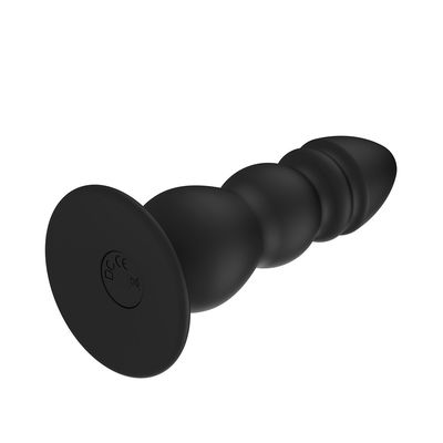 O preto 10 apressa o empacotamento discreto anal de Ring Vibrator 11.3cm do homem dos brinquedos do sexo