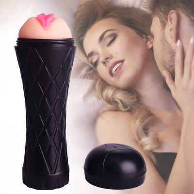 A masturbação masculina realística do TPE do ABS brinca 24cm Vaginalle oral