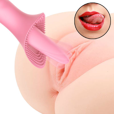 Estimulação dobro 5.9inch Honey Sex Toys Sucker Tongue 10 frequências