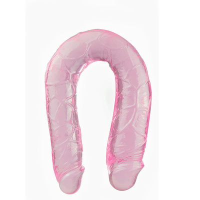 o dobro de 15in terminou o pênis macio do TPE de Honey Sex Toys Realistic Dildo