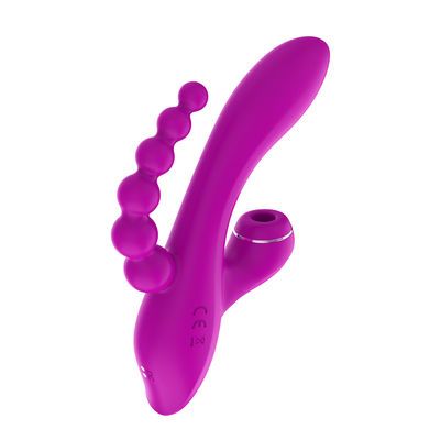 3 em 1 modo de sugação da varinha 500mAh 7 do coelho do movimento de G do vibrador impermeável