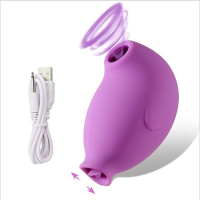 Sexo elétrico Toy Sucking Vibrator For Women da língua do modo da vibração de ROHS 10