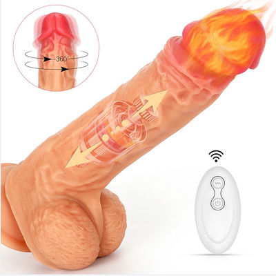 Vibrador de vibração de gerencio sem fio de Honey Sex Toys 23cm do aquecimento
