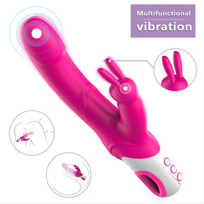 O GV amigável do ponto de Honey Sex Toys Rabbit Vibrator G do vibrador do silicone da pele aprovou
