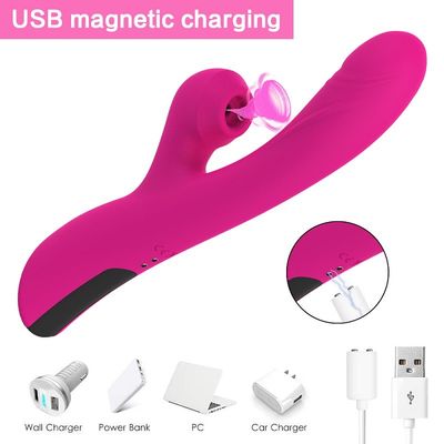 10 projeto silencioso de sugação elétrico do Massager 23.7cm do vibrador de Multifunctions da velocidade