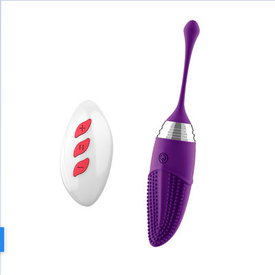 Frequência de controle remoto 100mm IPX7 do vibrador 10 do ovo do silicone impermeável