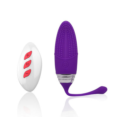 Frequência de controle remoto 100mm IPX7 do vibrador 10 do ovo do silicone impermeável