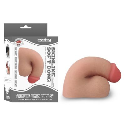 sexo macio Toy Realistic Bulges For Lesbian do vibrador do galo de 5inch 126mm Limpy