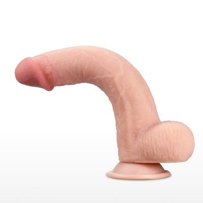 Sexo realístico enorme Toy Female Masturbation Dual Layered do vibrador de 8 polegadas