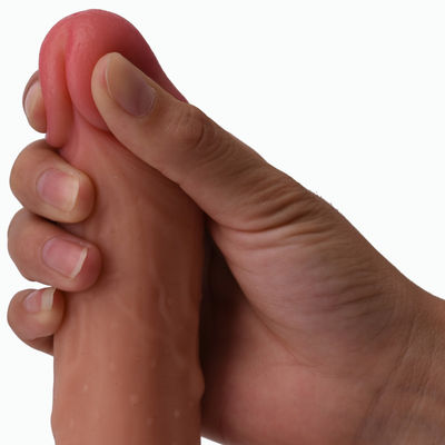 10 controlo a distância telescópico do rádio do vibrador 23cm do sexo anal da frequência