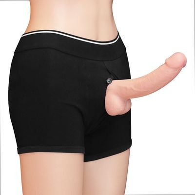 O sexo não tóxico alegre Toy Hollow Penis Pants ROHS do vibrador dos homens aprovou