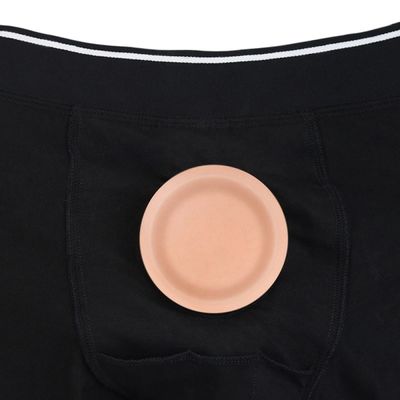 O sexo não tóxico alegre Toy Hollow Penis Pants ROHS do vibrador dos homens aprovou