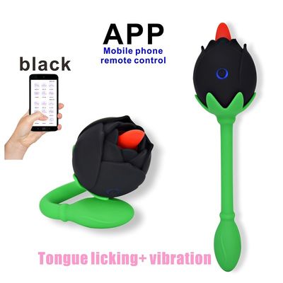 Bocal que suga o ovo de vibração de baixo nível de ruído do controle 45dB do APP do brinquedo do sexo do vibrador