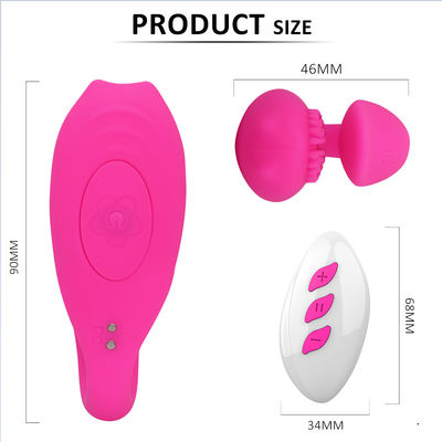 Stimulator em forma de u do clitóris do ponto sem fio erótico de G do brinquedo do sexo do vibrador