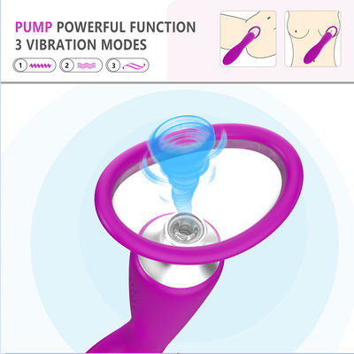 IPX7 impermeável que suga a língua adulta que passa rapidamente Toy For Couple