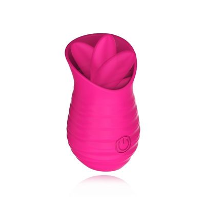 USB que carrega o Massager de lambedura elétrico 7000RPM do ovo de Rose Red Vibrator Sex Toy