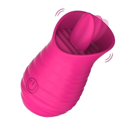 USB que carrega o Massager de lambedura elétrico 7000RPM do ovo de Rose Red Vibrator Sex Toy
