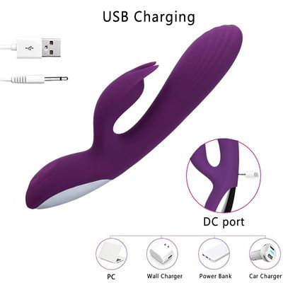 Carregamento de USB 	velocidade de Toy Healthy Silicone 10 do sexo do vibrador de 22.5cm