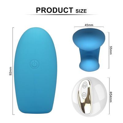 Tipo ODM de controle remoto de 2 motores U do rádio do ABS de Toy Silicone do sexo do vibrador