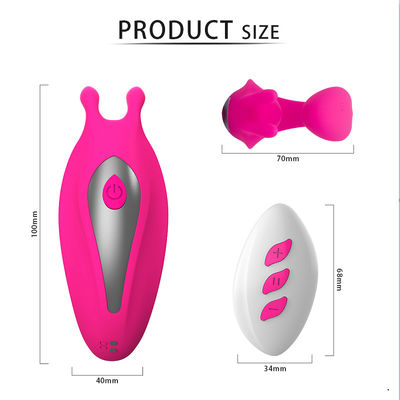 9 Massager em forma de u do ponto de G do C do vibrador 18.7cm dos pares da frequência
