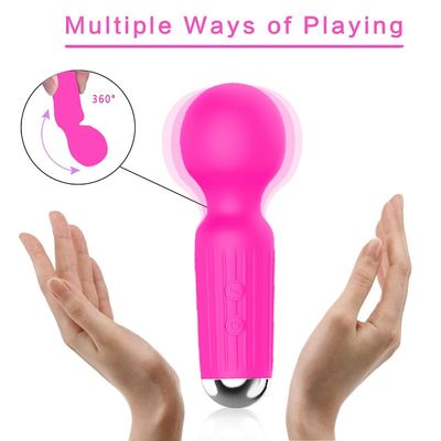 Ponto mágico impermeável de G da varinha Ipx5 20 frequências do pênis do vibrador para mulheres