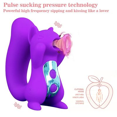 O sexo Toy Squirrel Sucker ROHS do vibrador de Clit do bocal de 10 frequências aprovou