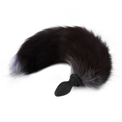 Tomada Foxy de controle remoto 45cm anais da cauda do OEM para jogos das mulheres BDSM