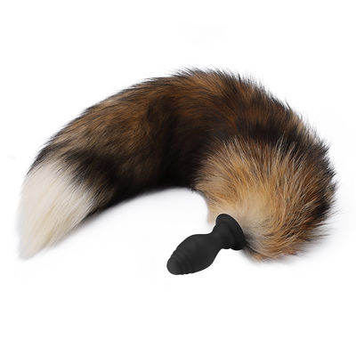 Tomada Foxy de controle remoto 45cm anais da cauda do OEM para jogos das mulheres BDSM