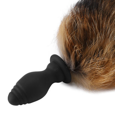 Tomada Foxy de controle remoto 45cm anais da cauda do OEM para jogos das mulheres BDSM