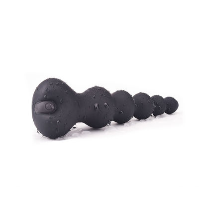 O sexo anal de controle remoto brinca grânulos anais obstrui a vibração dobro 16cm