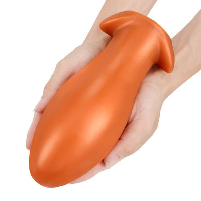 ODM impermeável do OEM do silicone preto das ondinhas de Dick Anal Sex Toys Anal do ouro