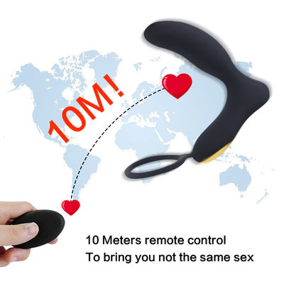 Os homens que do vibrador do testículo o sexo brinca homens de aquecimento de controle remoto armam o anel 4cm