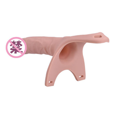 Correia oca ajustável na luva amigável do pênis da pele flexível do dong 26cm