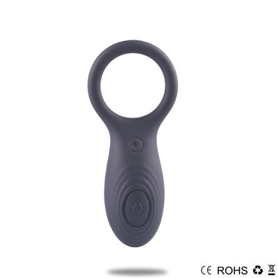 Frequência 50DB de Ring Vibrator 13 do pênis dos brinquedos do sexo dos homens dos adultos do silicone de baixo nível de ruído
