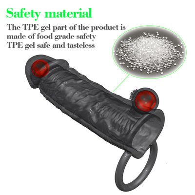 Correia real ultra macia da sensação invasor impermeável do vibrador 14cm em não