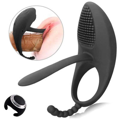 estimulação anal Dick Penis Ring Sex Toy de 8.5cm para pares dos homens