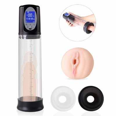 o sexo automático dos homens de 29cm brinca a bomba ROHS da ampliação das moedas de um centavo da exposição do LCD certificada