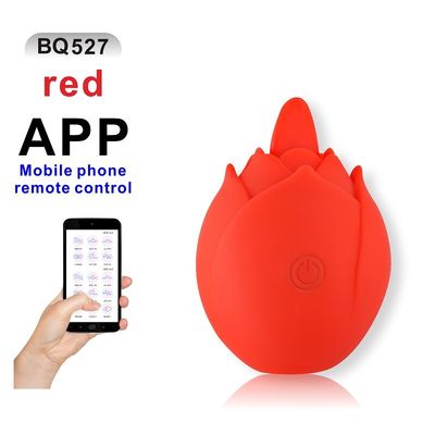 Das mulheres sem fio do Massager do ovo do APP o sexo brinca 9 o silicone da sução 380mah