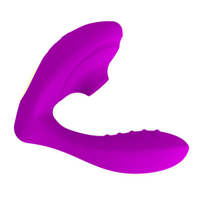 Silicone que suga o sexo Toy Remote Control do vibrador 13.4cm para mulheres de adultos