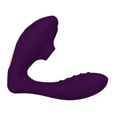 Silicone que suga o sexo Toy Remote Control do vibrador 13.4cm para mulheres de adultos