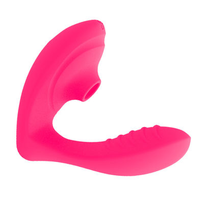 Silicone que suga o sexo Toy Remote Control do vibrador 13.4cm para mulheres de adultos