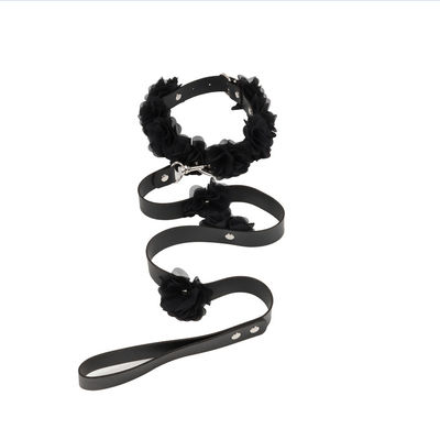 Os brinquedos luxuosos de nylon pretos ROHS do sexo da limitação da sujeição do grupo de Bdsm aprovaram